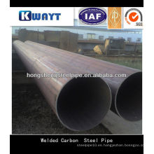 Tubo de acero y tubo de acero bajo carbono soldado ERW para la construcción